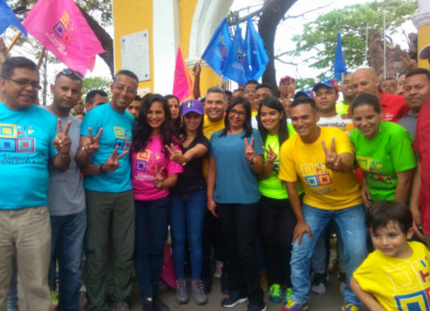 Caravana de la Esperanza del MSV, fue recibida por el pueblo de Aragua