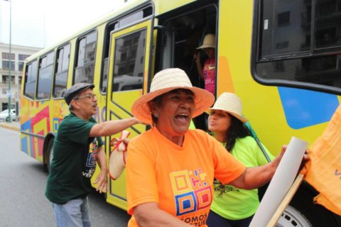 Caravana de la esperanza llegó a Caracas tras 22 días de recorrido por el oriente venezolano