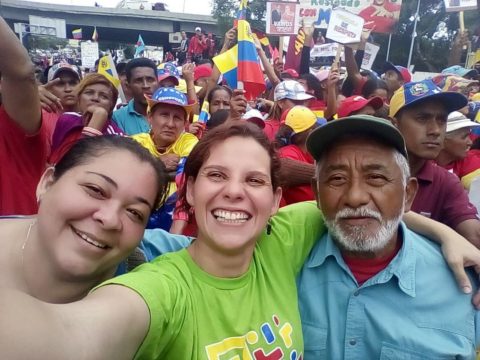 Movimiento Somos Venezuela, marchó en apoyo al presidente Nicolás Maduro y por la paz del país